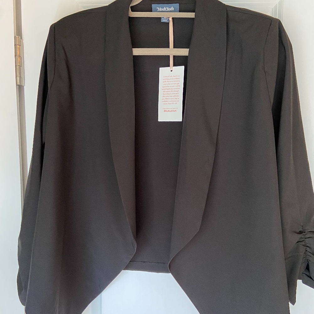Black Waterfall ModCloth Blazer